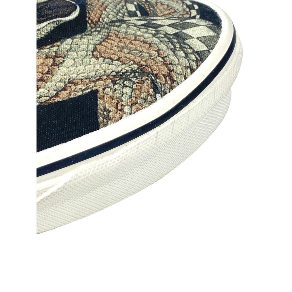 Vans Desert Cobra Snake Low Slip On Shoes Womens 5 Skater Grunge Y2K Reptile Mob - Picture 9 of 11